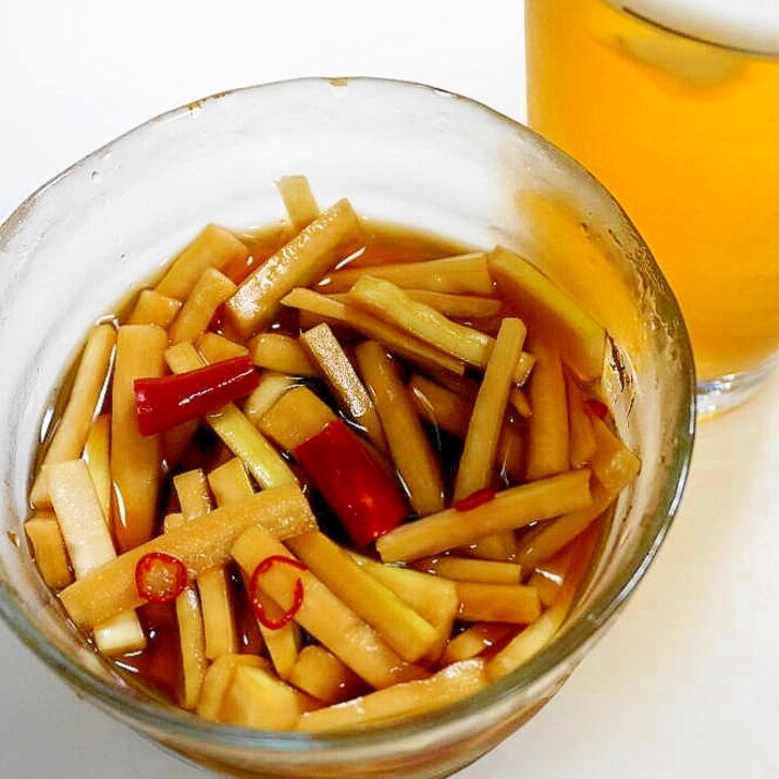 大根の皮を捨てないで 大根の皮のポン酢漬け レシピ 作り方 By Oppeke22 楽天レシピ